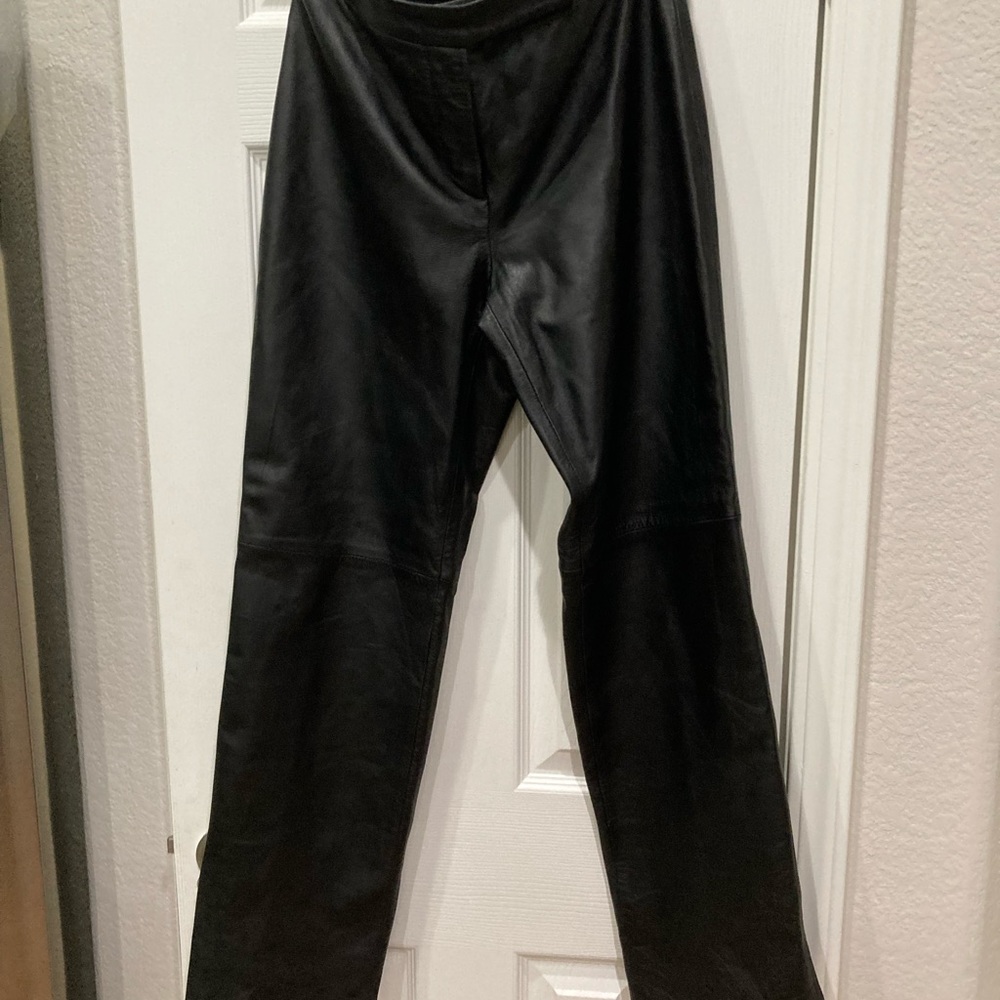INC vintage leather pants